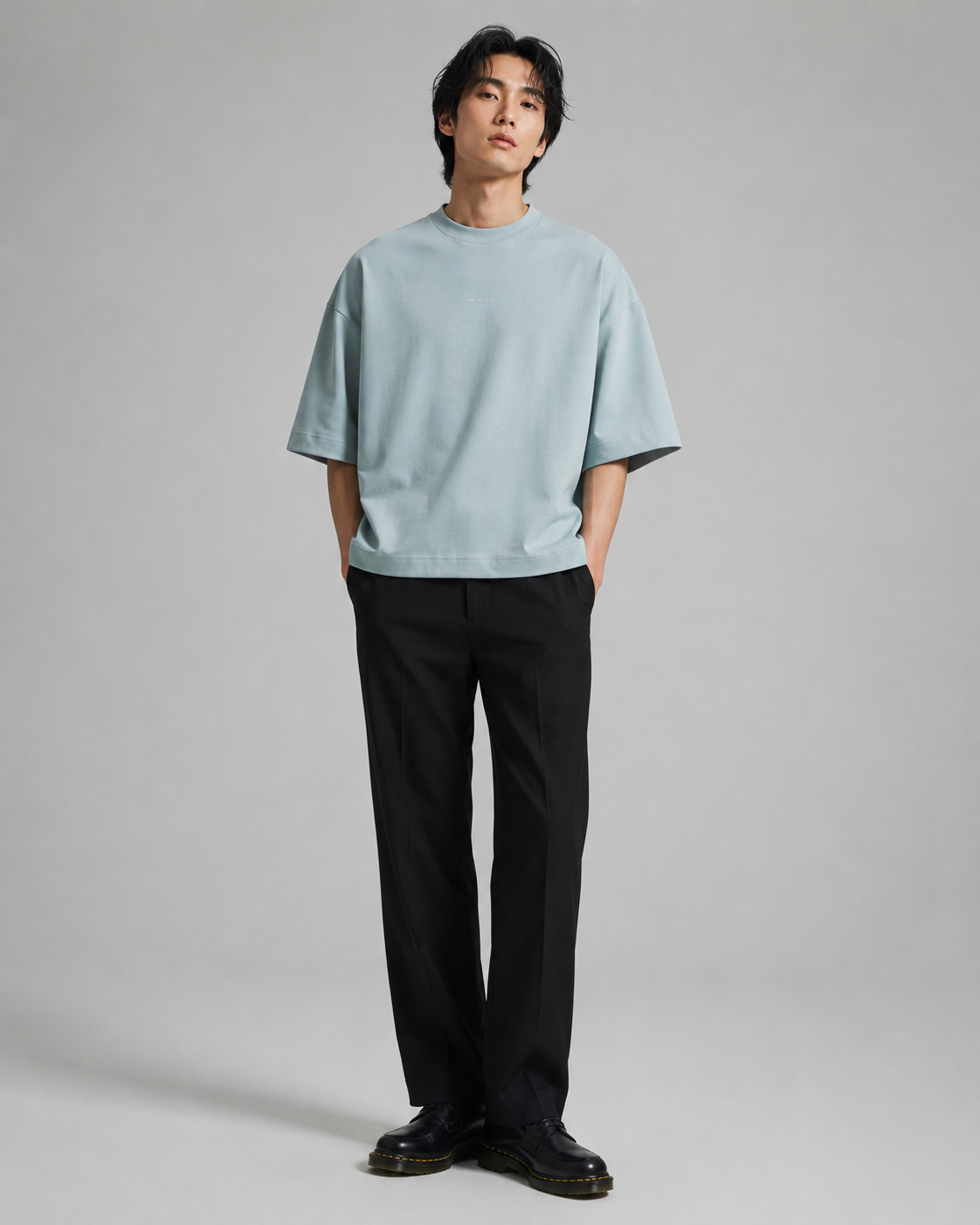 Light Blue Boxy Tee