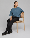 Slate Blue Boxy Tee