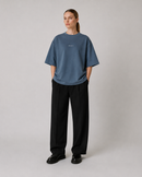 Slate Blue Boxy Tee