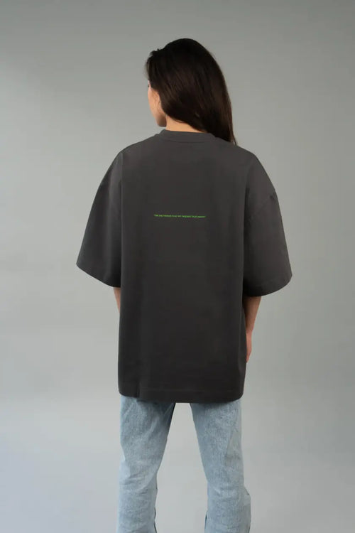 “THE FRIEND” STONE GREY T-SHIRT