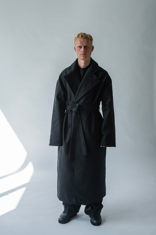 BLACK TRENCH COAT 3in1